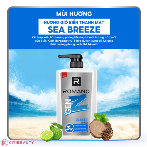 Dầu Gội Nam Romano Gen Z 420g